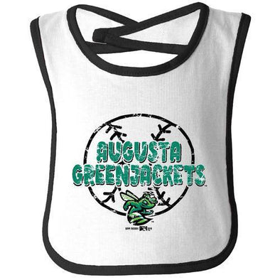 Augusta GreenJackets Baseball Baby Bib