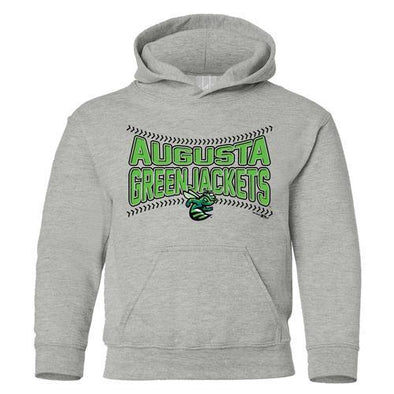 Augusta GreenJackets Youth Hoodie - Laced Up Design