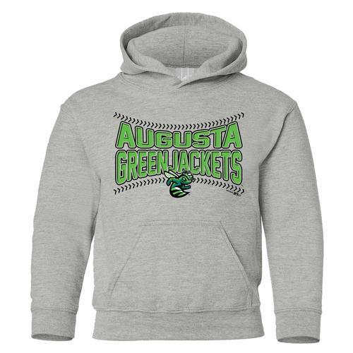 Augusta GreenJackets Youth Hoodie - Laced Up Design