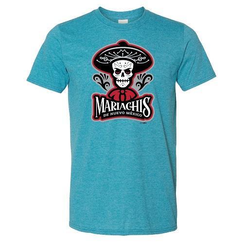 Albuquerque Isotopes Tee-Mariachis Primary Turquoise