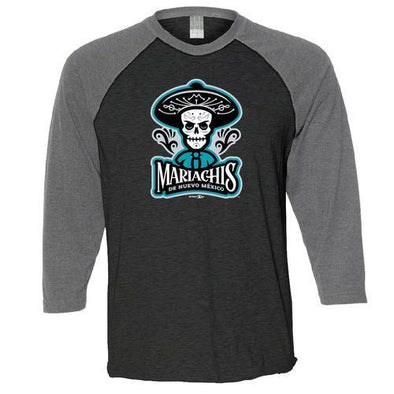 Albuquerque Isotopes Tee-Yth Mariachis Teal Raglan