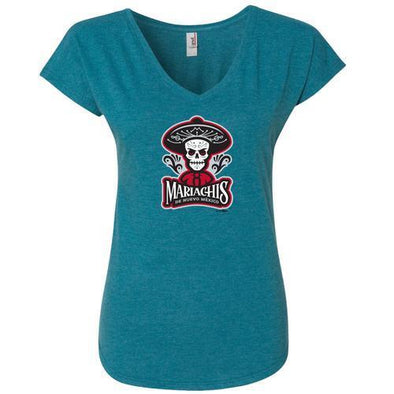 Albuquerque Isotopes Tee-Wmn Mariachis Primary Teal