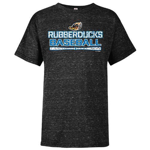 Youth Black Heather Tee Crackle