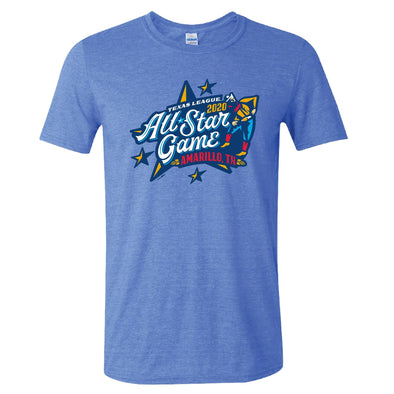 Amarillo Sod Poodles Heather Royal All Star Game Tee