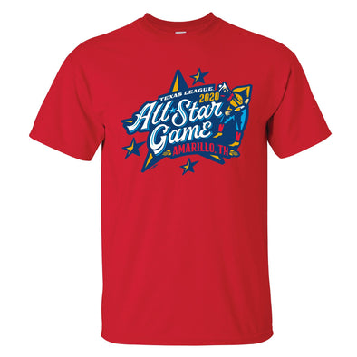Amarillo Sod Poodles Red All Star Game Tee