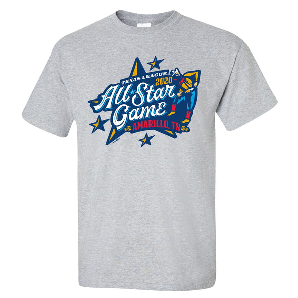 Amarillo Sod Poodles Sport Grey All Star Game Tee