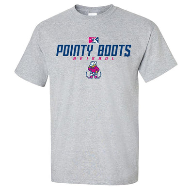 Pointy Boots de Amarillo Sport Grey Fess Tee