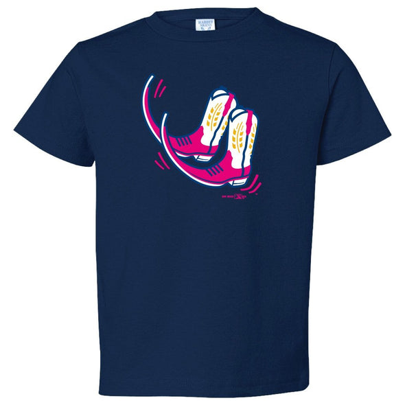 Pointy Boots de Amarillo Navy Toddler Boots Tee