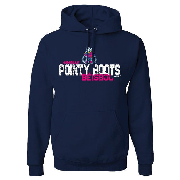 Pointy Boots de Amarillo Navy  Rotation Hoodie