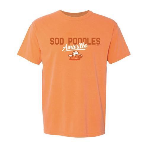 Amarillo Sod Poodles Melon Veneer Tee