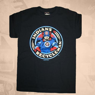 Spokane Indians Adult Navy Recycleman Logo Shirt