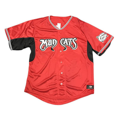 Carolina Mudcats Adult Red Pro Mesh Replica Jersey