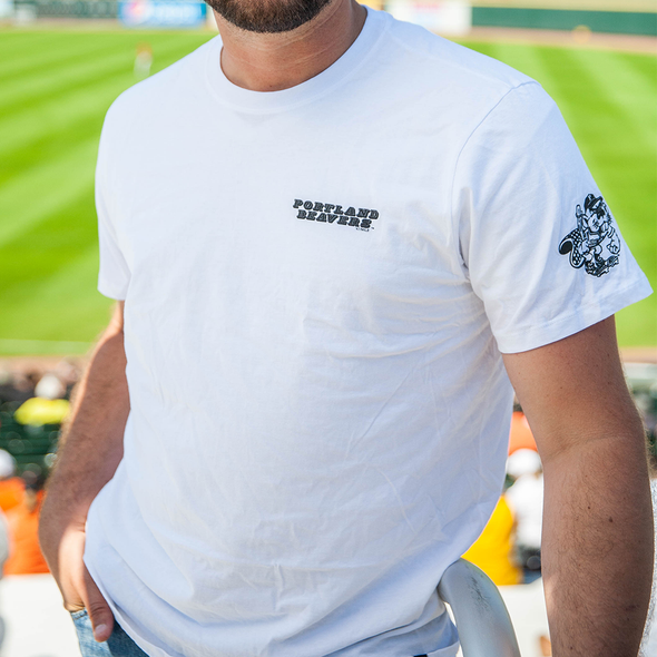 Portland Beavers Hometown Collection White Tee