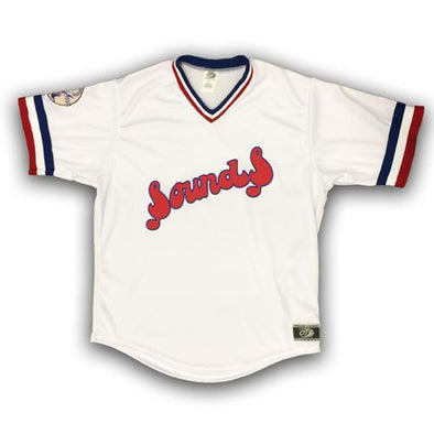 Nashville Sounds Adult Replica White Throwback Jersey
