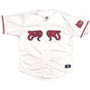 Carolina Mudcats Adult White Pro Mesh Replica Jersey