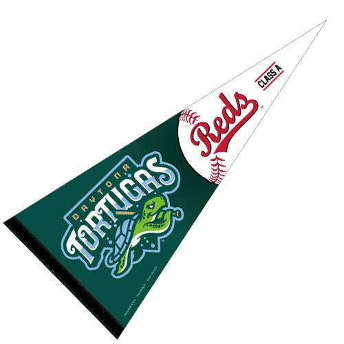 DAYTONA TORTUGAS WINCRAFT CINCINNATI REDS AFFILIATE PREMIUM PENNANT