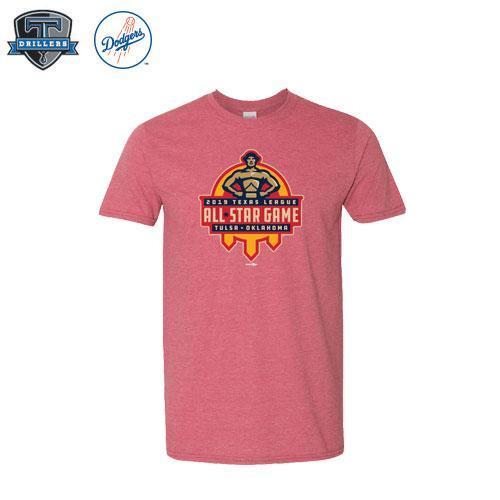 Tulsa Drillers 2019 All-Star Game Softstyle Red Adult