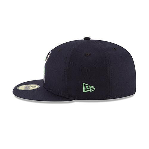 NEW ERA GWINNETT STRIPERS ON-FIELD ALTERNATE WORM 59FIFTY FITTED CAP