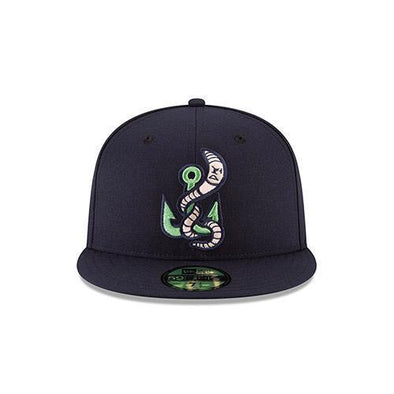 NEW ERA GWINNETT STRIPERS ON-FIELD ALTERNATE WORM 59FIFTY FITTED CAP