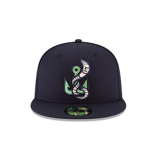 NEW ERA GWINNETT STRIPERS ON-FIELD ALTERNATE WORM 59FIFTY FITTED CAP