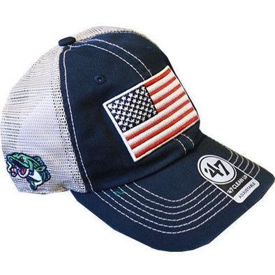 Gwinnett Stripers '47 American Flag Trawler Navy Clean Up Cap