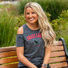 Great Lakes Loons Cold Shoulder Tee - Lady's