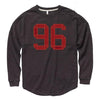 Ladies Charcoal Athena Dolman Crew