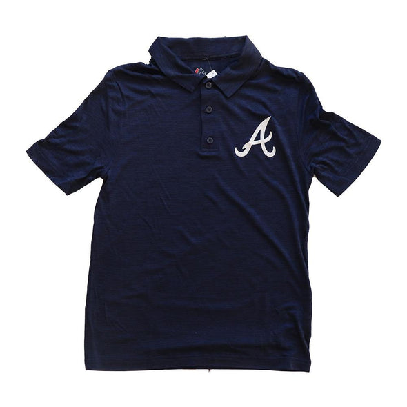 Atlanta Brave Navy Positive Production Polo