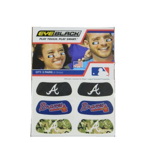 Atlanta Braves EyeBlack 3-Pair Pack
