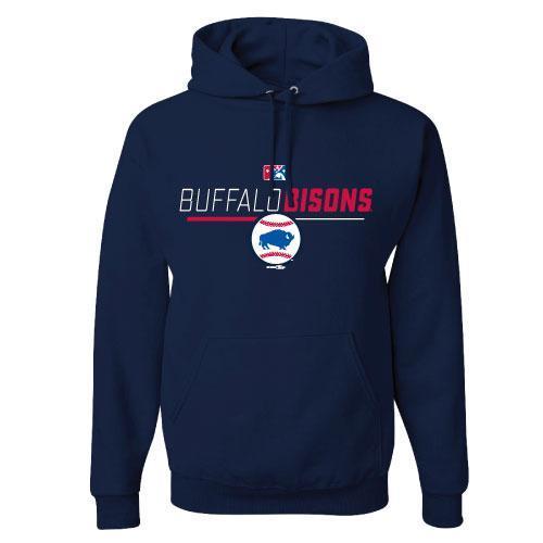 Buffalo Bisons Navy Alt Tuber Hoodie