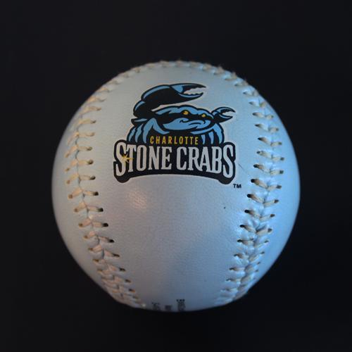 Charlotte Stone Crabs LOGO BASEBALL - Light Blue