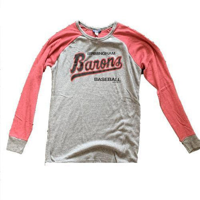 Birmingham Barons Baseball Long-Sleeve Raglan