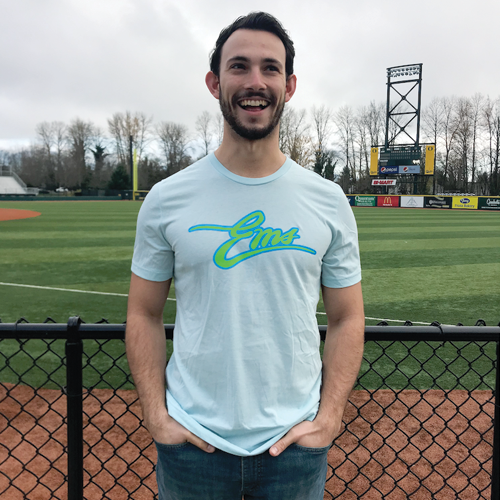 Eugene Emeralds Bull Durham Replica Tee