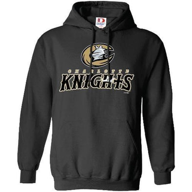 Charlotte Knights Black Youth Primary Hoodie