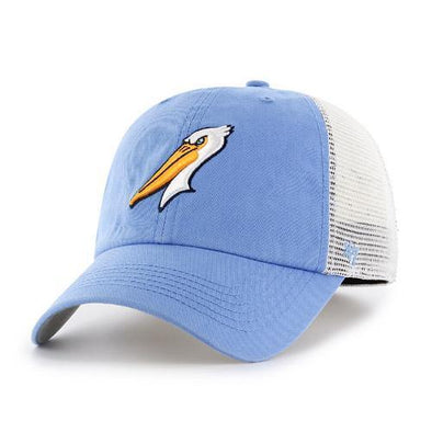 MYRTLE BEACH PELICANS 47 BRAND BLUE HILL CLOSER CAP