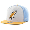 MYRTLE BEACH PELICANS 47 BRAND BROMLEY SNAPBACK CAP