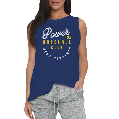 West Virginia Power Retro Brand Circle Tank Top