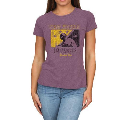 West Virginia Power Retro Brand Womens Purple