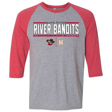 Quad Cities River Bandits Raglan Tee