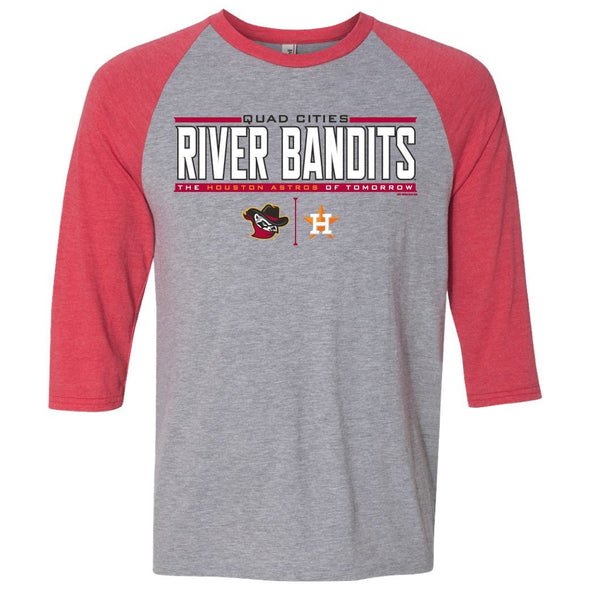 Quad Cities River Bandits Raglan Tee