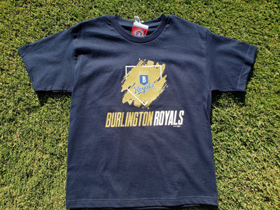 Burlington Royals Youth Navy T-Shirt