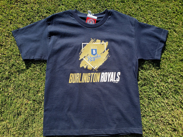 Burlington Royals Youth Navy T-Shirt