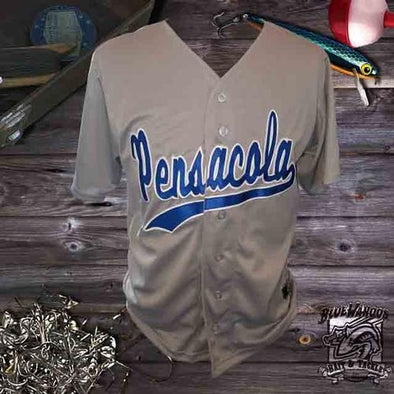 Pensacola Blue Wahoos Replica Road Jersey