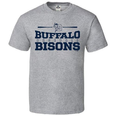 Buffalo Bisons Youth Grey How Tee