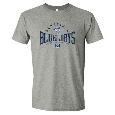 Bluefield Blue Jays Grey Tee