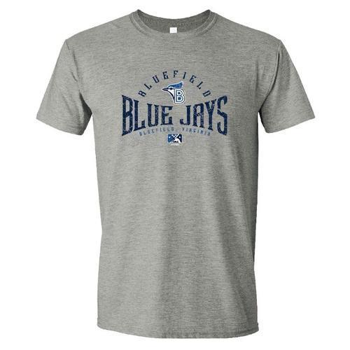 Bluefield Blue Jays Grey Tee
