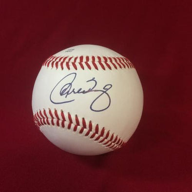 Erie SeaWolves Carlos Baerga Autographed Baseball