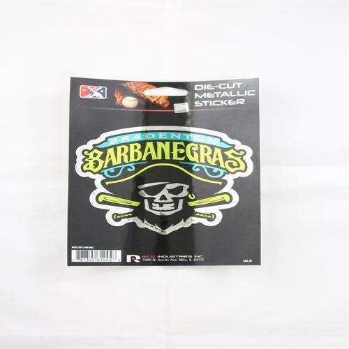 Bradenton Barbanegras Metal Sticker