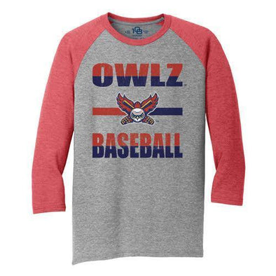 Orem Owlz Baseball Raglan