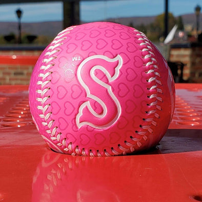 Salem Red Sox Pink Embossed Baseball